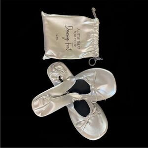 MISS TO MRS | Silver Ballet Like Dancing Flats